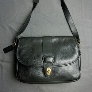 Vintage Coach Black Glenwood Shoulder Bag no. 4225